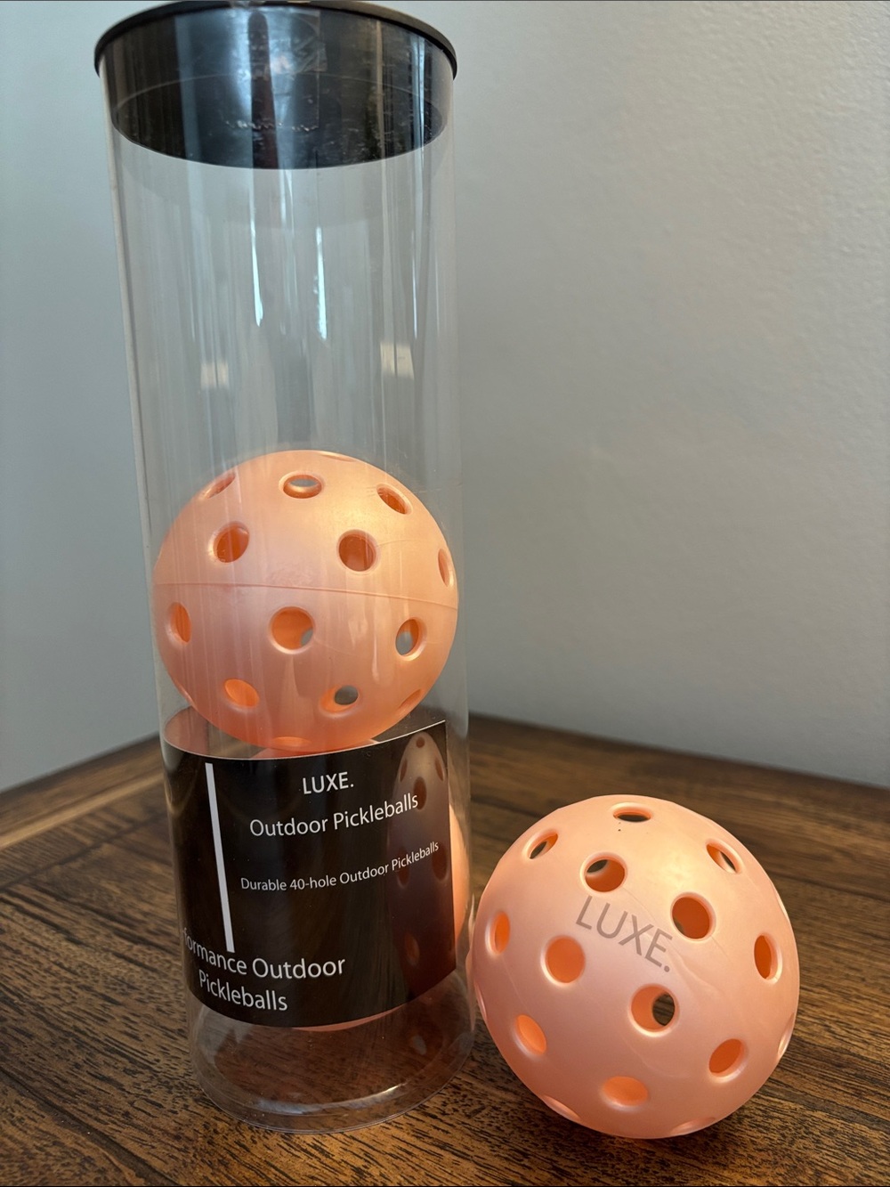 Luxe Pink Outdoor Pickleballs New!